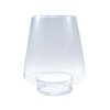 Wazon szklany świecznik lampion 23cm