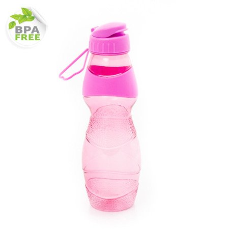 Butelka sportowa bidon 700ml różowa bez BPA